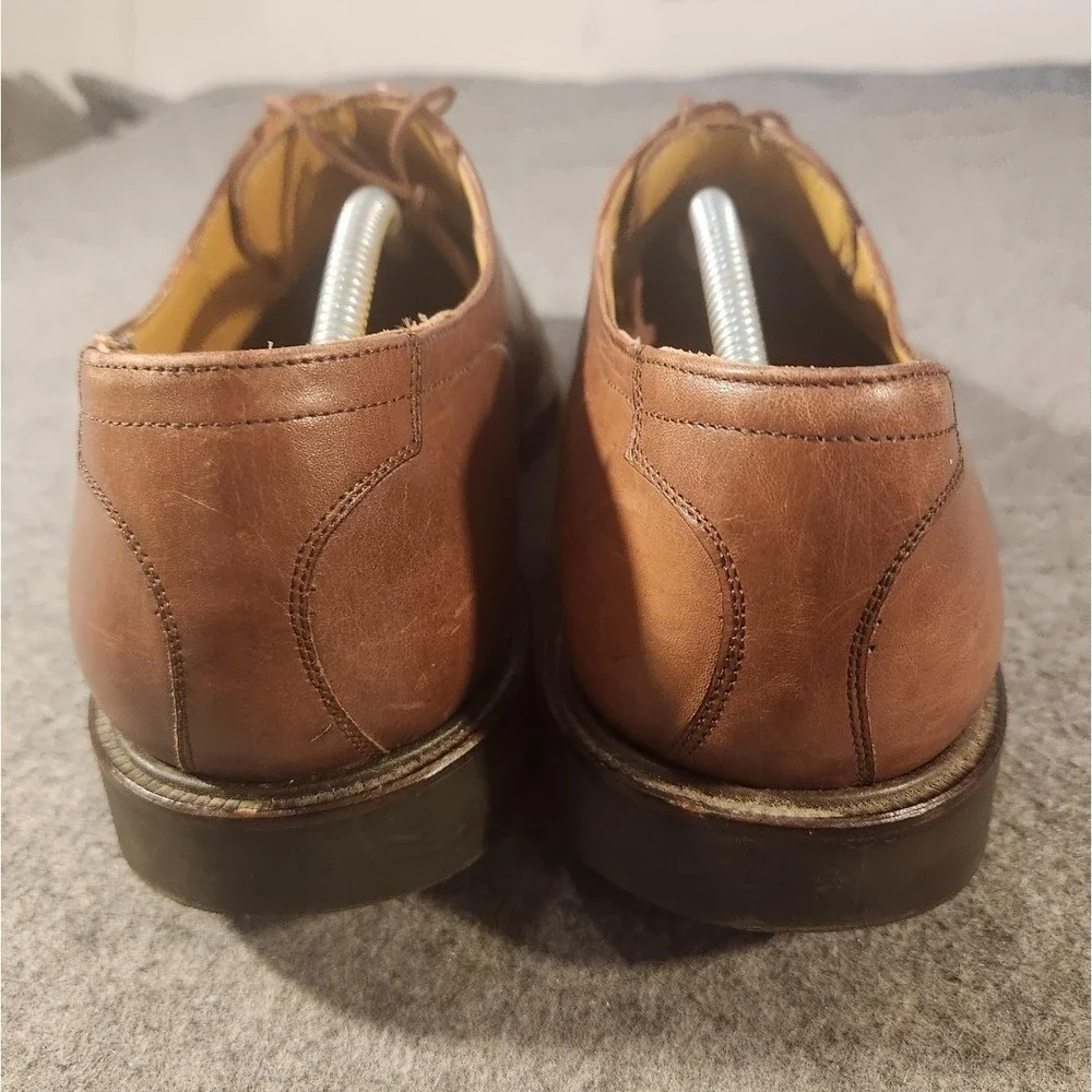 Mezlan Shoes Mens‎ Size 12 Brown Leather Derby Dress Square Toe Made In Spain